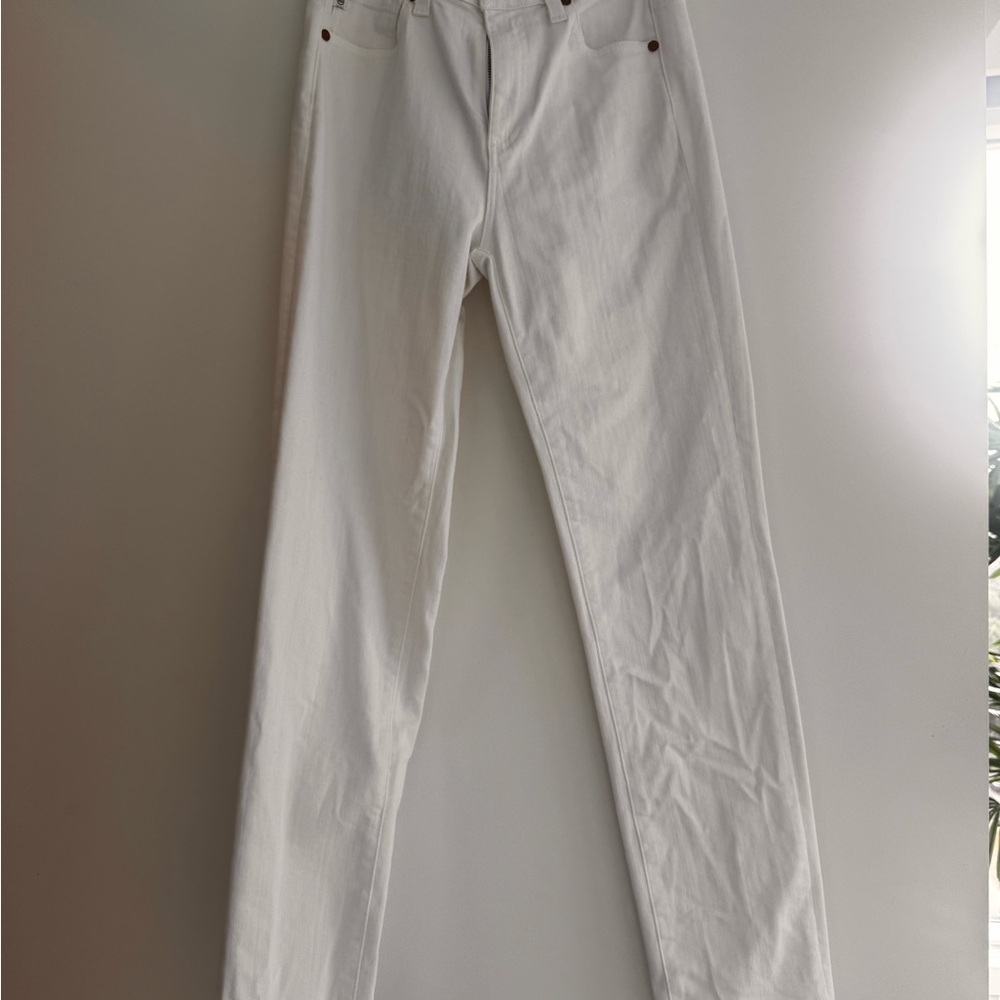 Women’s white ag jeans